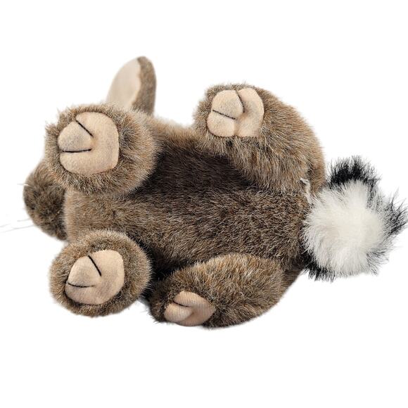 Realistic Plush Rabbit Brown Standing 12" Stuffed Animal Toy Bunny Realistic - Picture 5 of 9